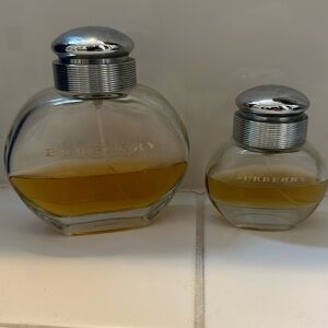 Burberry by Burberry Perfume Fragrance used bottles without box 3.3fl 1.0fl oz